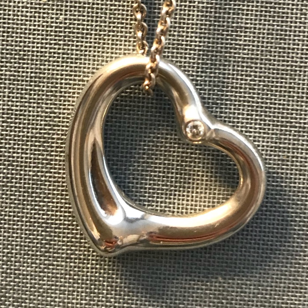 Tiffany & Co Elsa Peretti Open Heart Pendant